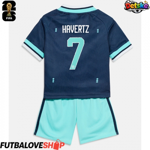 Dres Nemecko Kai Havertz #7 Preč pre deti MS 2026 Krátky Rukáv (+ trenírky)